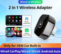 Plugwell 2-in-1 Wireless CarPlay & Android Auto Adapter