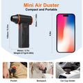 Plugwell 2-in-1 Electric Air Duster & Mini Vacuum