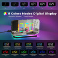 Plugwell Modern LED Digital Projection Alarm Clock