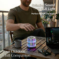 Plugwell Interactive Spinning RGB Bluetooth Speaker