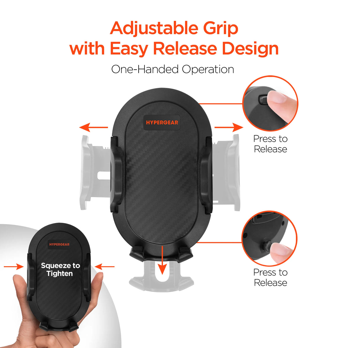 Hypergear 3-In-1 Phone Mount Kit