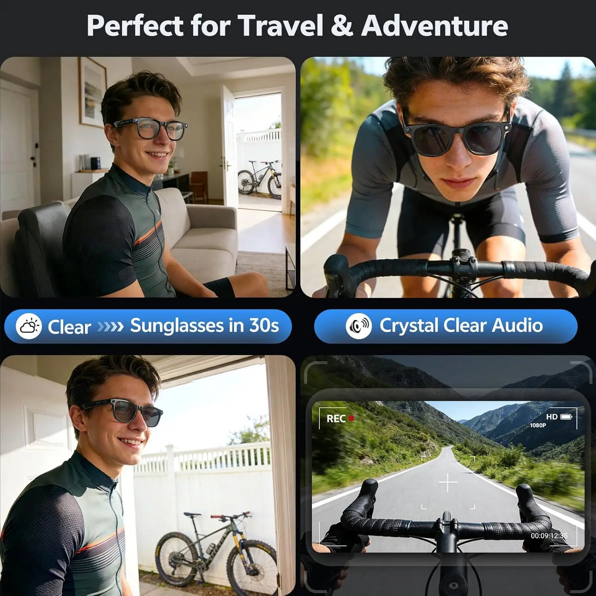 Experience the future with Plugwell™ AI Smart Glasses. Capture 4K video, enjoy hands-free calls, access AI assistance, and translate over 150 languages in real time.